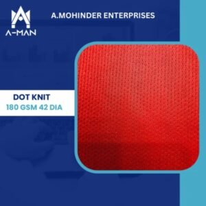 Dot Knit Micro Polyester Fabric